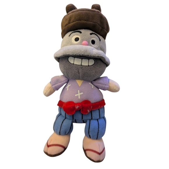 Sega Toys Other - Sega Toys Anpanman Horrorman Plush Figure 8 In Gray Purple Blue Stuffie Toy Sega